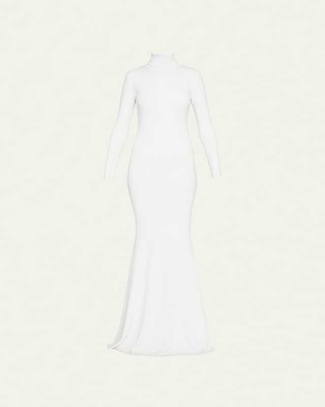 Turtleneck Evening Gown